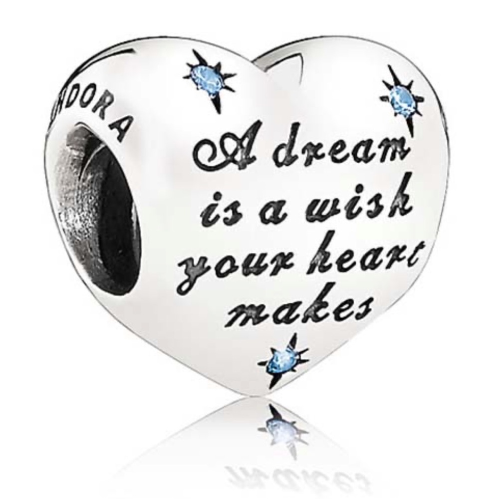NEW - RETIRED AUTHENTIC PANDORA - Cinderella Heart Charm